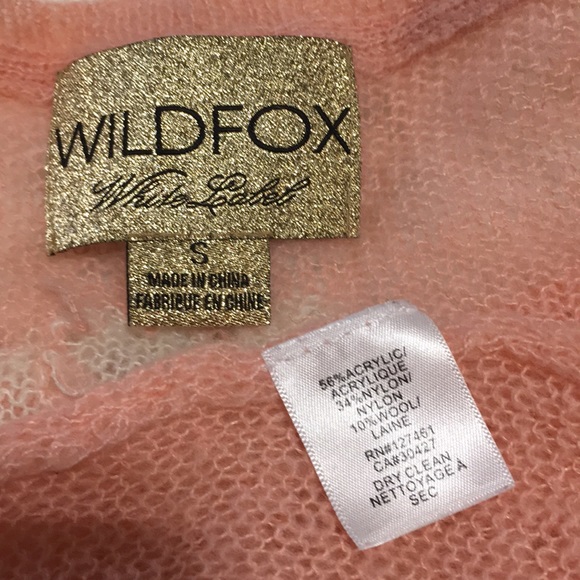 Wildfox White Label Shell Baby Roadie Sweater - Picture 9 of 9